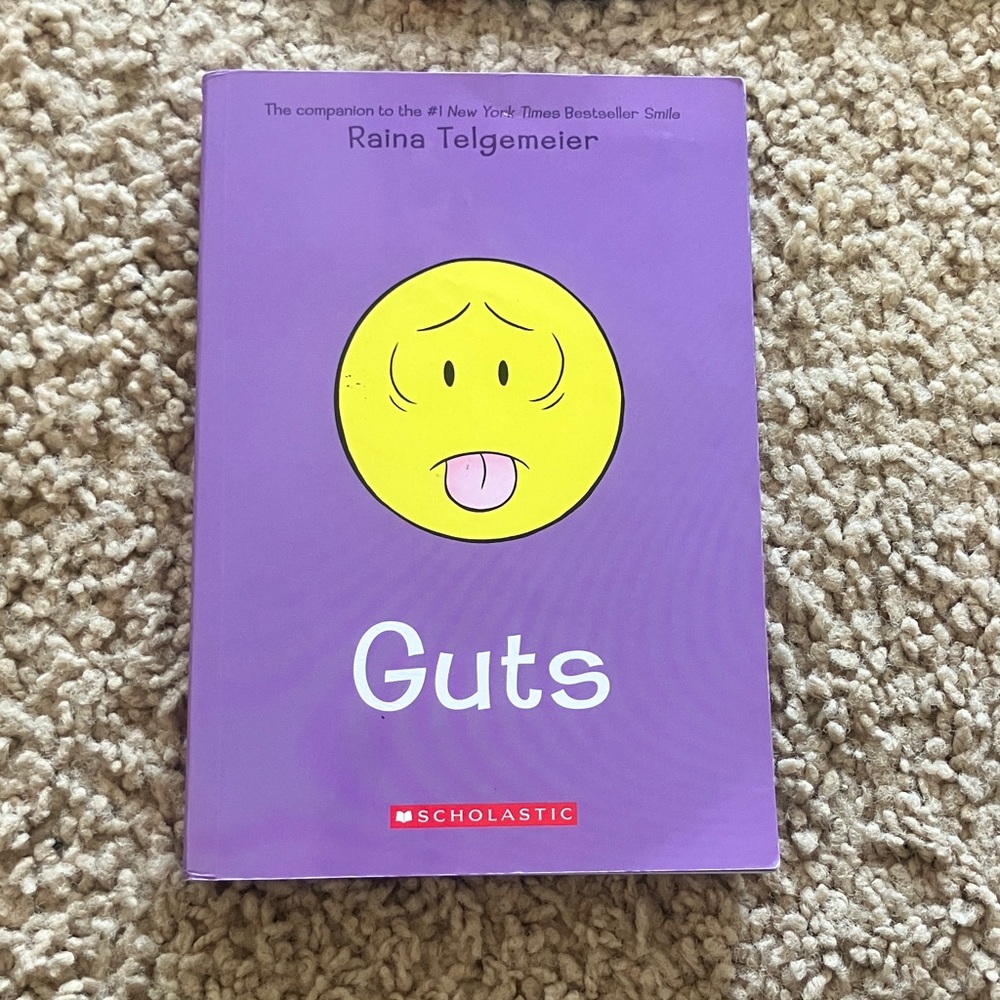 Scholastic Guts Comic Book - Yellow and Purple